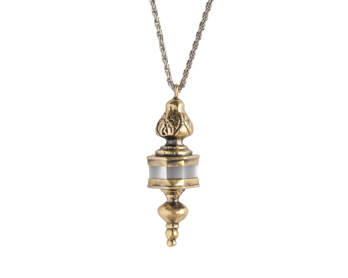 Lantern Quartz Pendant Necklace - Break A Stone Jewelry