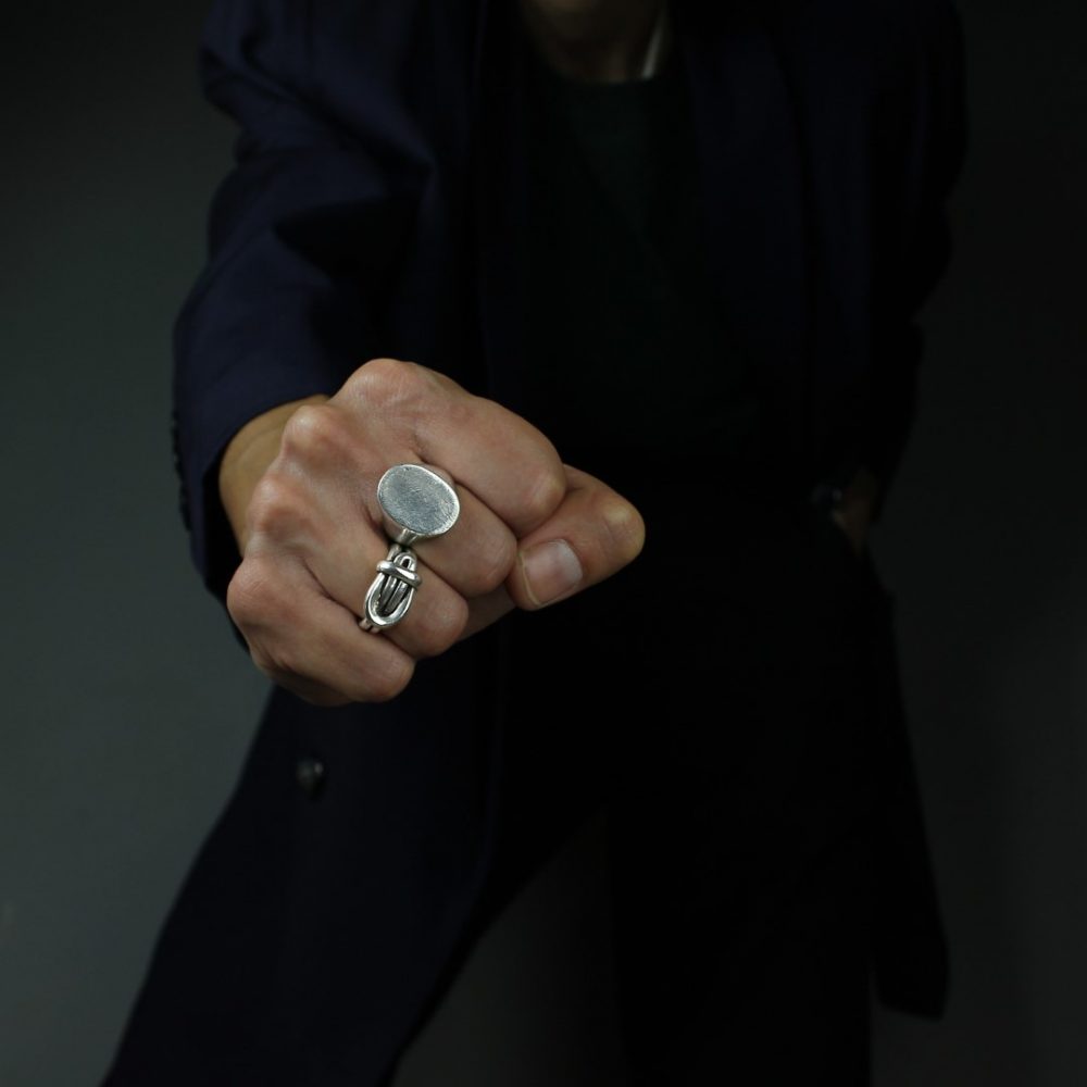 Oval Silver Signet Ring - Break A Stone Jewelry