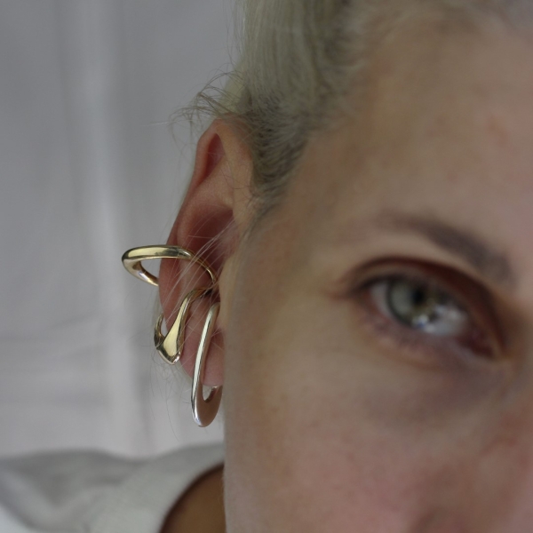 Lamar Gold Earrings - Break A Stone Jewelry